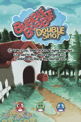 Bubble Bobble - Double Shot (USA) (En,Fr,Es) screen shot title